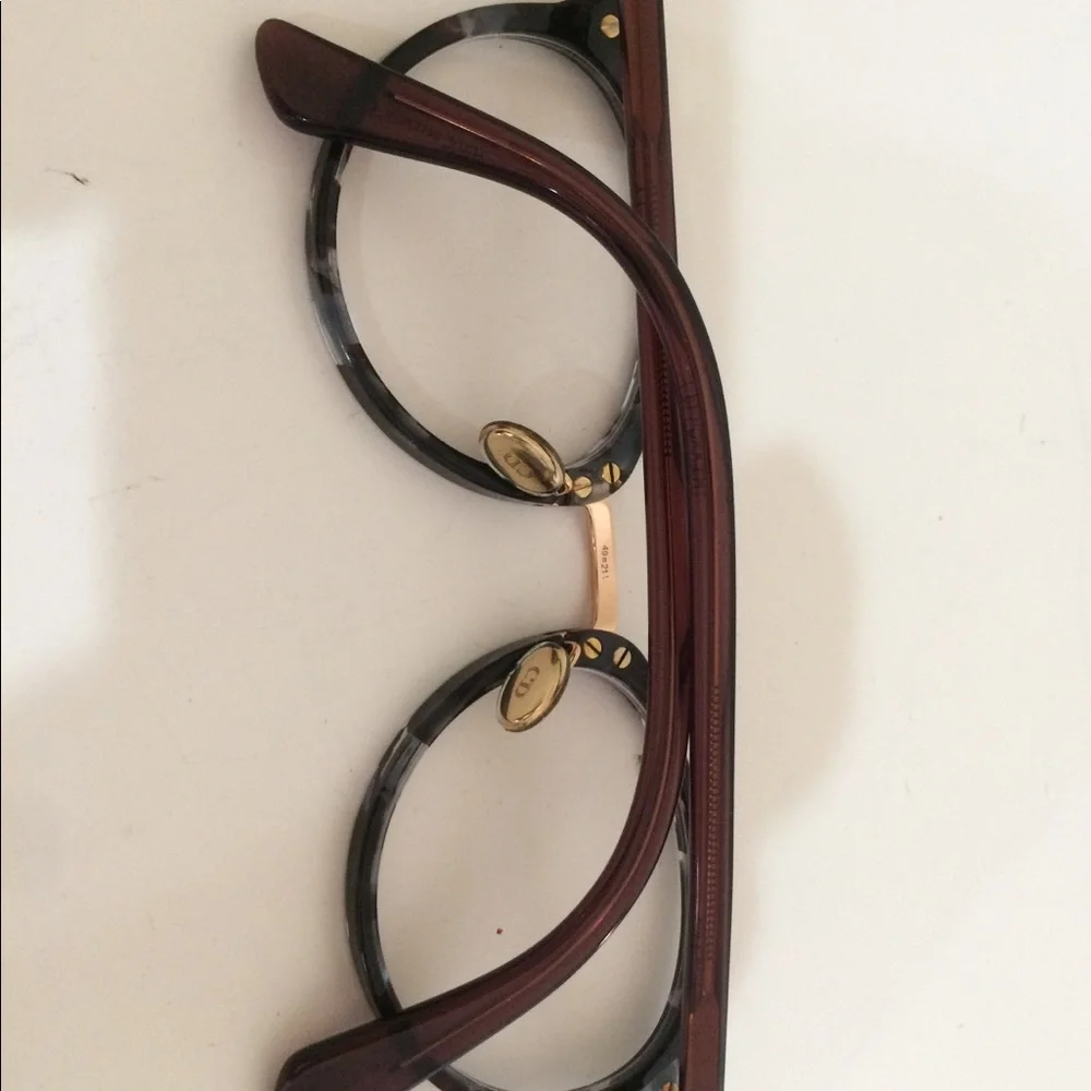 Christian Dior Round Tortoiseshell Glasses